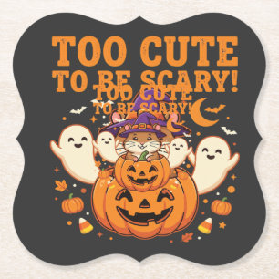 Söt Halloween Hamster Pumpa Spökdesign_1 Underlägg Papper