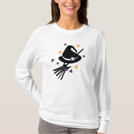 Söt Halloween-häxa Konfettidräkt Fest T Shirt