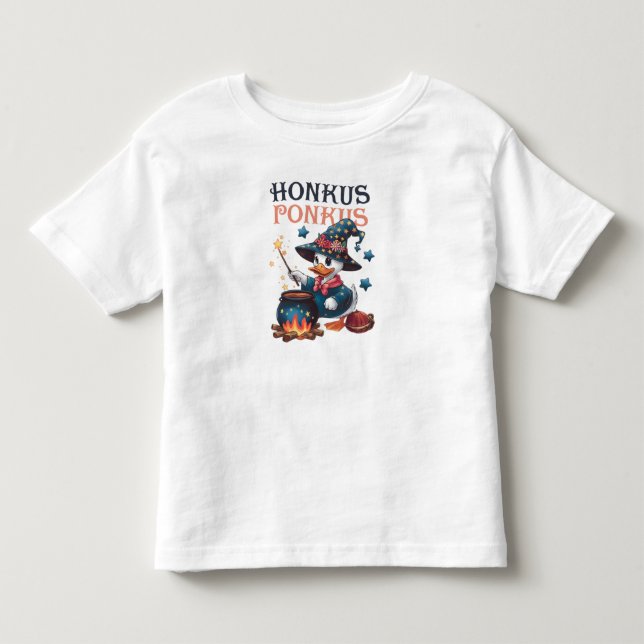 Söt Halloween Honkus Ponkus T Shirt (Framsida)