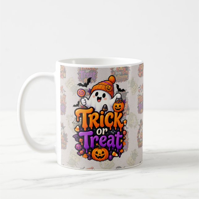 Söt Halloween-kaffemugg Kaffemugg (Vänster)