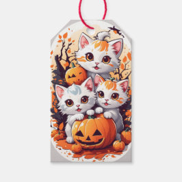 Söt Halloween Kattrullar Hundhalsband - Spöklik Ka Presentetikett