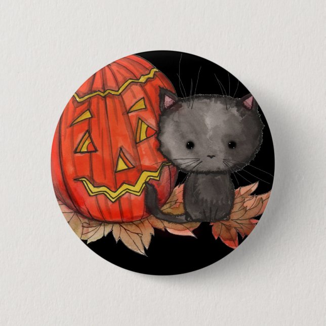 Söt Halloween-kattspilla av Molly Harrison Knapp (Framsida)