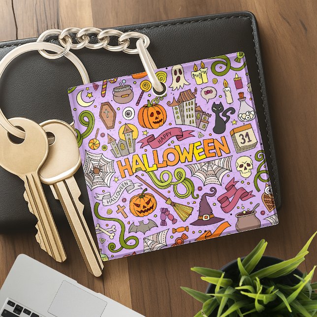 Söt Halloween-klotter-mönster (Skapare uppladdad)