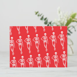Söt Halloween kuslig design Inbjudningar