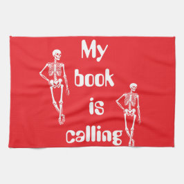 Söt Halloween kuslig design Kökshandduk