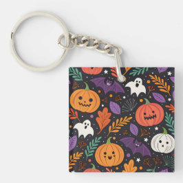 Söt Halloween magisk mönster