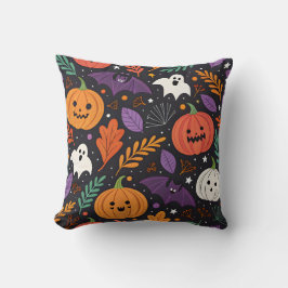 Söt Halloween magisk mönster Kudde