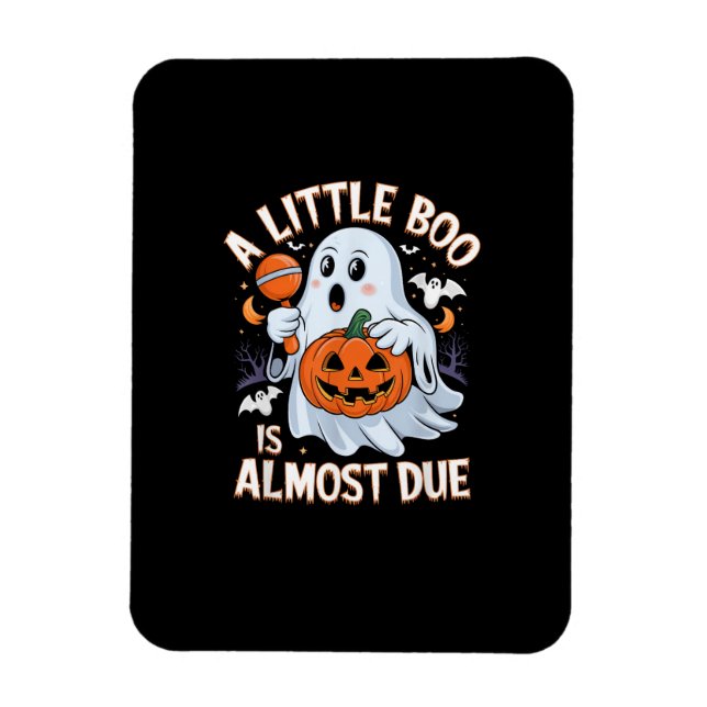 Söt Halloween-meddelande om graviditet Magnet (Vertikal)
