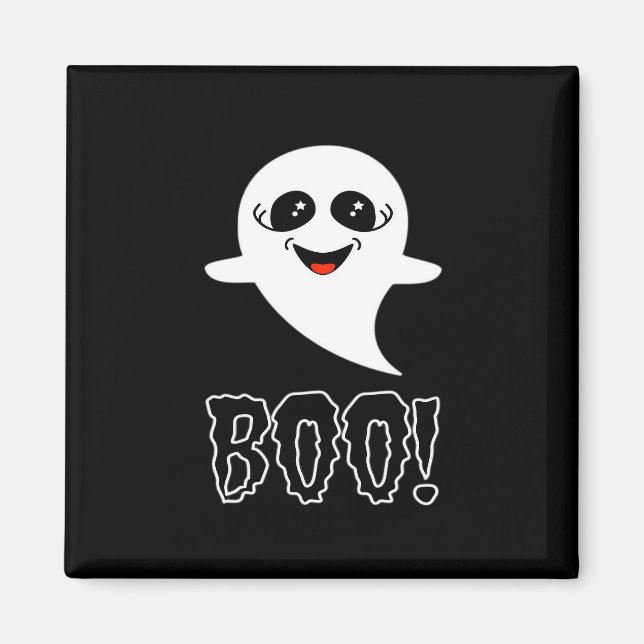 Söt Halloween-meddelande om graviditet Magnet (Framsidan)