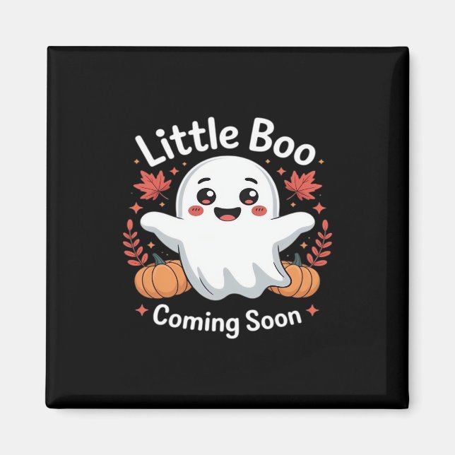 Söt Halloween-meddelande om graviditet Magnet (Framsidan)