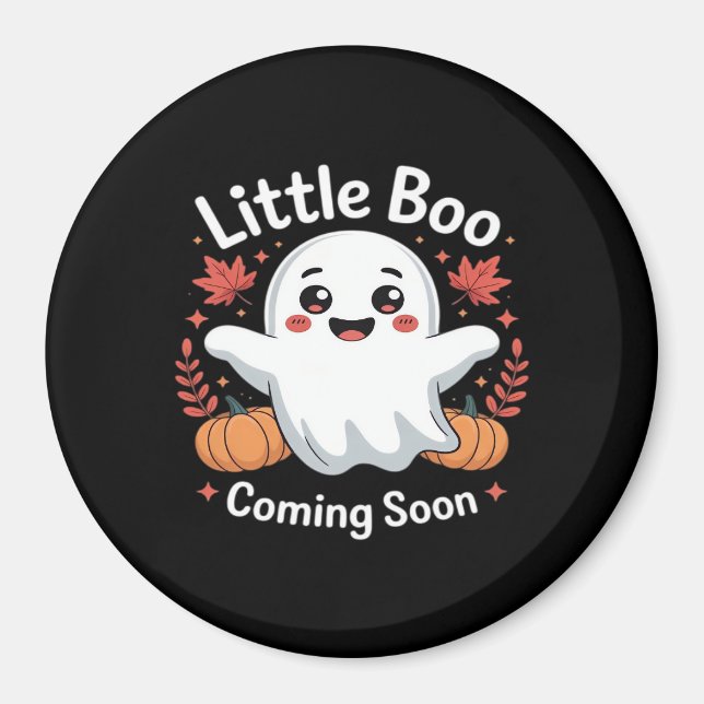 Söt Halloween-meddelande om graviditet Magnet (Framsidan)