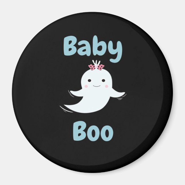 Söt Halloween-meddelande om graviditet Magnet (Framsidan)