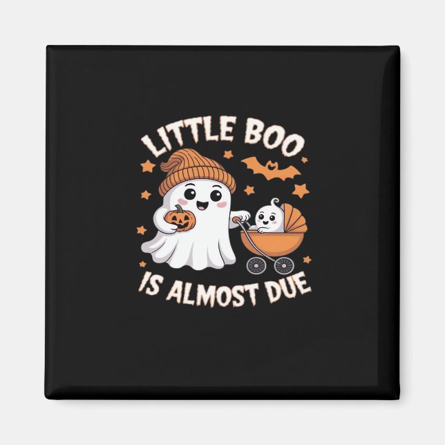 Söt Halloween-meddelande om graviditet Magnet (Framsidan)
