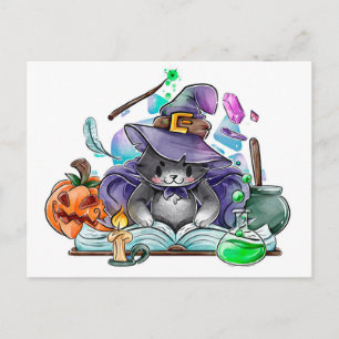 Söt Halloween-postkort Vykort