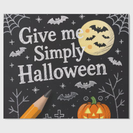 Söt Halloween-presentinslagning Presentpapper