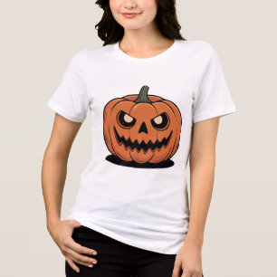 Söt Halloween-pumpa Damvit T-Shirt