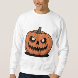 Söt Halloween-pumpa Grafisk T-shirt Tröja Lång Ärmad Tröja