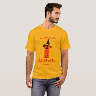 Söt Halloween-pumpa herr T-shirt