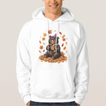 Söt Halloween Pumpa Krydd Björn Mysig Höst T-Shirt