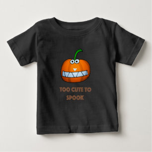 söt Halloween-pumpa med roligt ansikte T Shirt