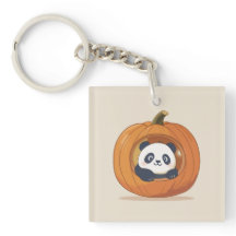 Söt Halloween-pumpa Panda