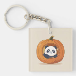 Söt Halloween-pumpa Panda