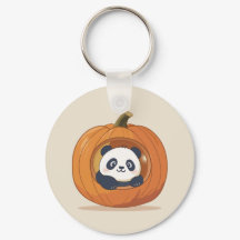Söt Halloween-pumpa Panda
