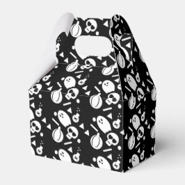 Söt Halloween skallekonfetti pumpa spöke Presentaskar