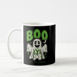 Söt Halloween-spöke BOO-slime Kaffemugg