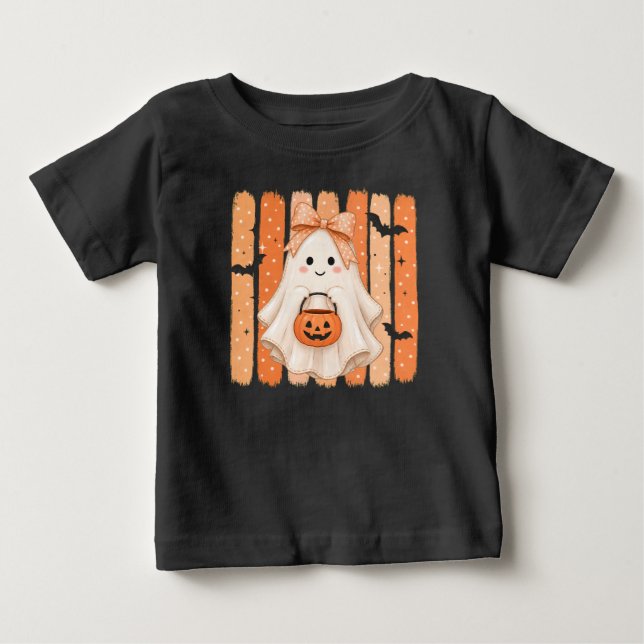 Söt Halloween-spöke för barn, T-shirt (Framsida)