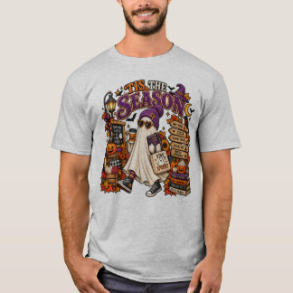 Söt Halloween-spöke Höstpumpa Kuslig Höst De T Shirt