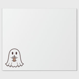 Söt Halloween-spöke med Boba Presentpapper