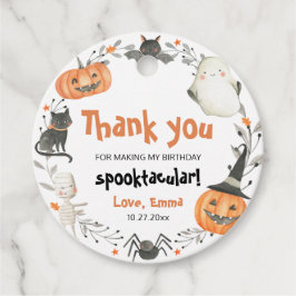 Söt Halloween-spöke Superhalloween-födelsedagsfest Gåvor Etiketter