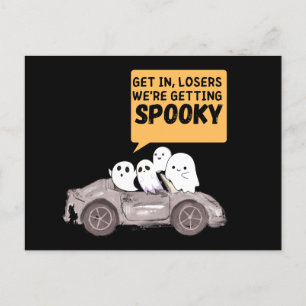 Söt Halloween-spökfest Vykort