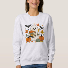 Söt Halloween-spöklärare Höstskola T Shirt