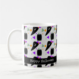 Söt Halloween-spökpumpa Färgglad konfetti Kaffemugg