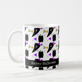 Söt Halloween-spökpumpa Färgglad konfetti Kaffemugg