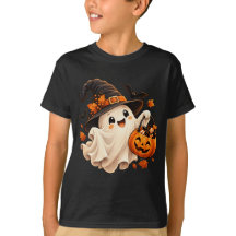Söt Halloween-spökpumpa för barn, T-shirt
