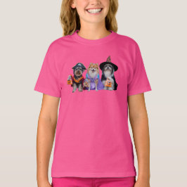 Söt Halloween T-Shirt för Barn med Hund