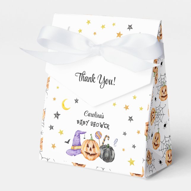 Söt Halloween Tack Presentaskar (Framsidan Sidan)