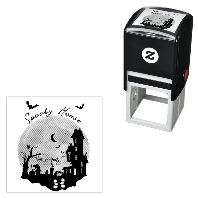 Söt Halloween-tema Självfärgande Stämpel (In Situ)