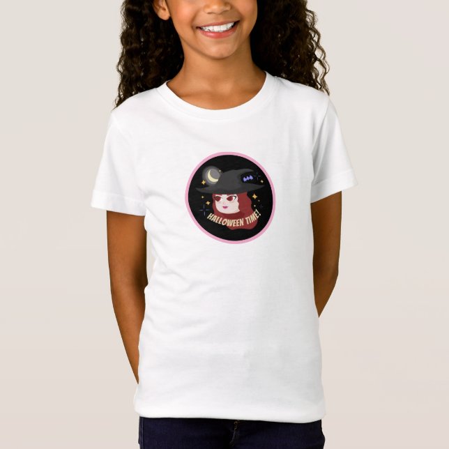 Söt Halloween-tidsdesign T Shirt (Framsida)