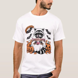 Söt Halloween-tvättbjörnspöke T Shirt