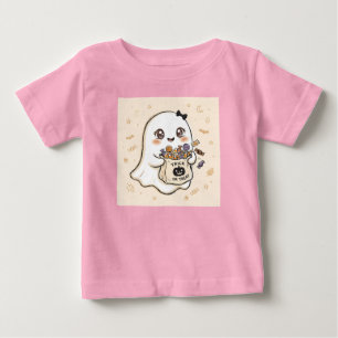 Söt Halloweenghost T Shirt