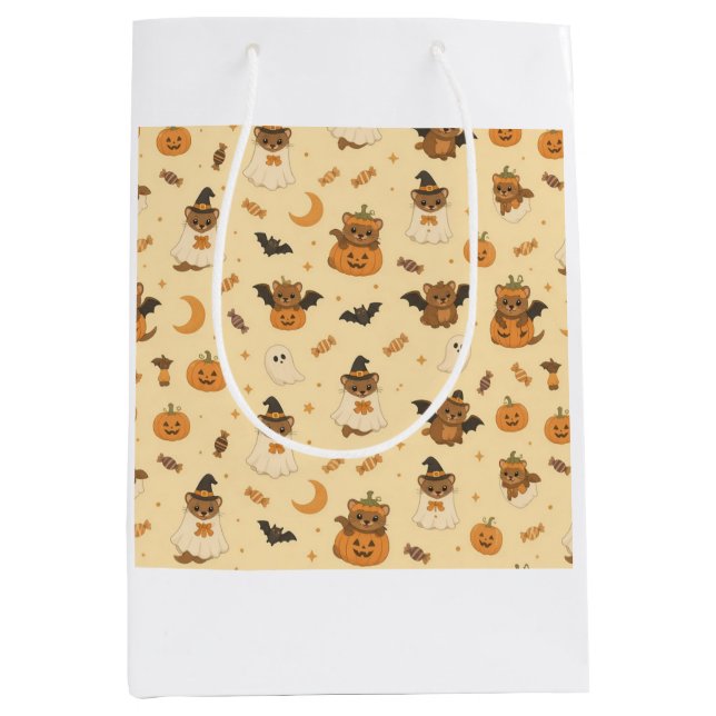 Söt Halloweenkostym Vesslor Presentpåse (Framsidan)