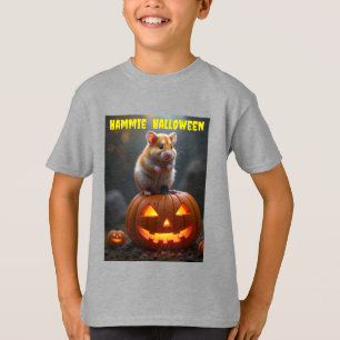 Söt Hammie Halloween T-Shirt för Barn