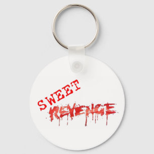 Söt hämndlogotyp Keychain Nyckelring