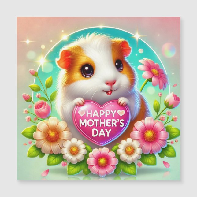 Söt hamster som firar mors dag (Framsida)