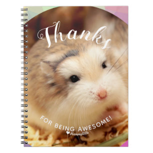 Söt Hamster Tack för att du är fantastisk Anteckningsbok