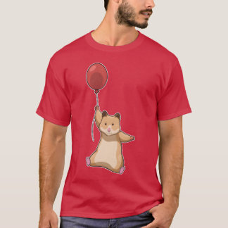 Söt hamsterballong Roligt djur T Shirt